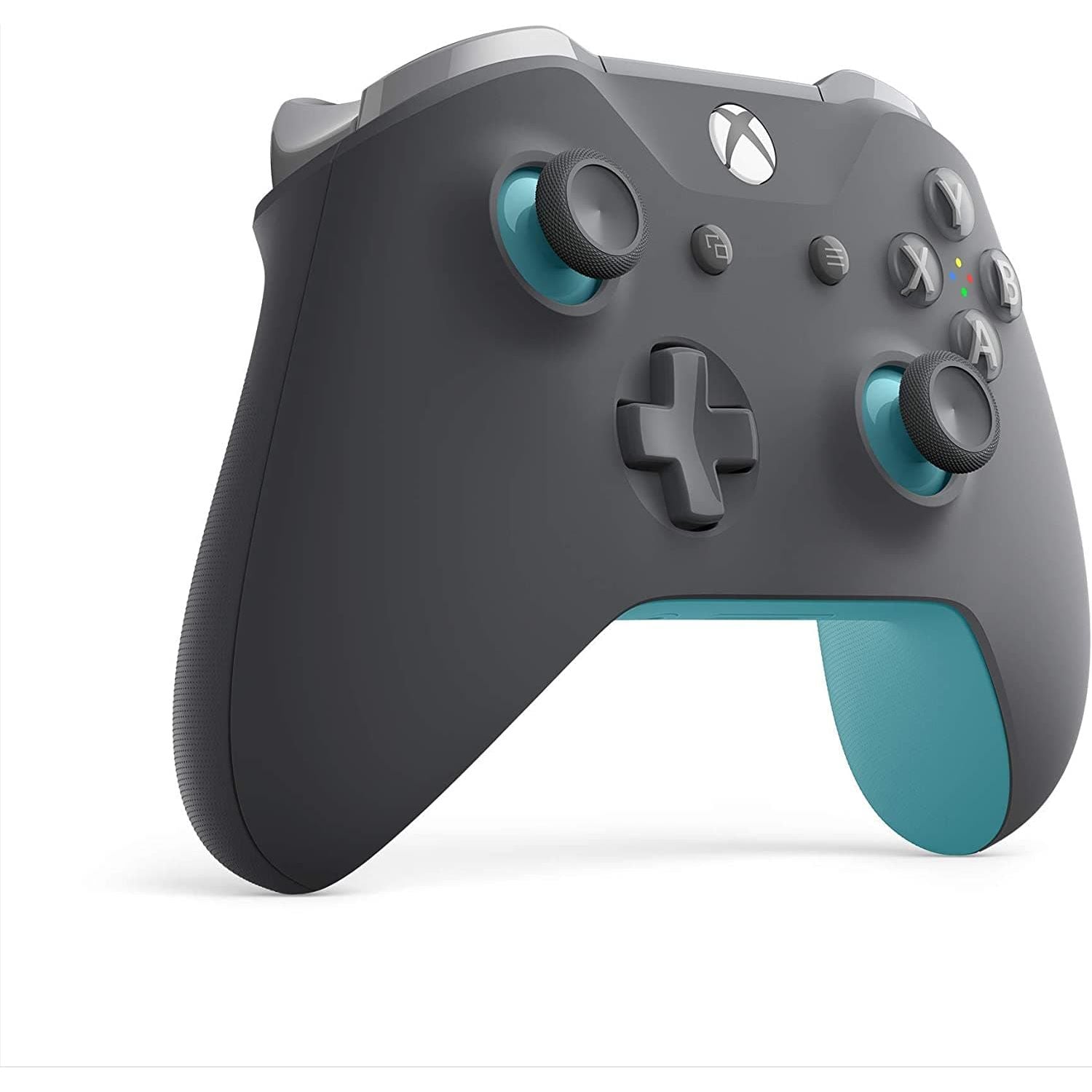 Microsoft Official Xbox Grey and Blue Wireless Controller
